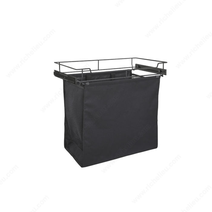 Hamper/ Rev-A-Shelf Sidelines Black Pullout Hamper
