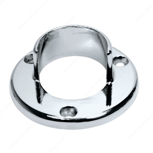 Closet Rod Holder Set/ Rod Flange/  2.54 cm (1") open/ Bag of 6