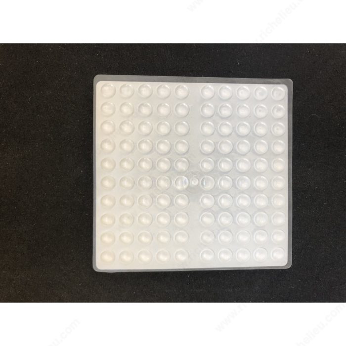 Cabinet door Bumpers/ Soft Adhesive Bumpers - 8 x 3/32 in (2.2 mm) 100 pcs in a sheet