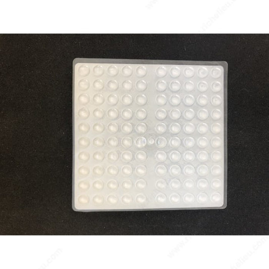 Cabinet door Bumpers/ Soft Adhesive Bumpers - 8 x 3/32 in (2.2 mm) 100 pcs in a sheet