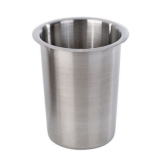 FC-SL 4-1/2" Round Solid Flatware Cylinder, Stainless Steel