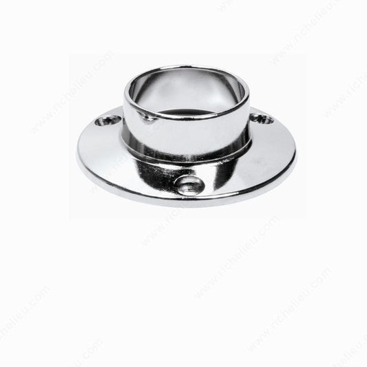 Closet Rod Holder Set/ Rod Flange/ 2.54 cm (1") closed/ Bag of 6