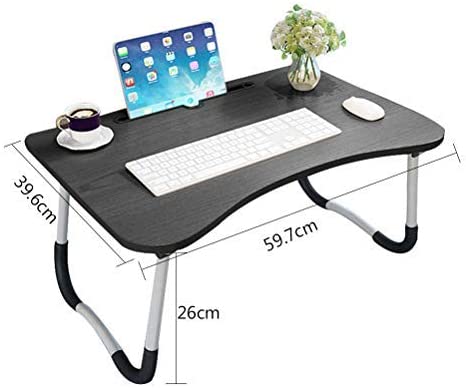 Gift/ Folding Bed Table/ Foldable Sofa Breakfast Tray/ Portable Lap Standing Desk/Notebook Table/ Tea Cup Holder