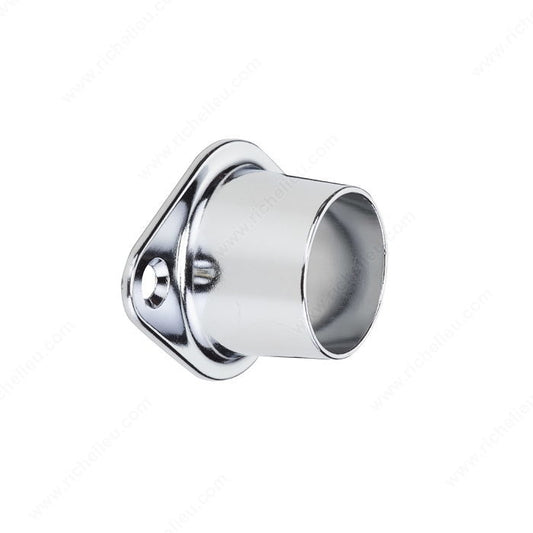 Closet Rod Supports/ Rod Flange/ 2.69 cm (1-1/16") closed/ Bag of 6