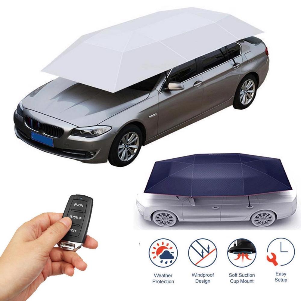 Car sunshade umbrella Anti-UV, Water-Resistant, Proof Wind, Snow, Storm,(4.5M Auto )