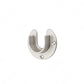 Closet Rod Supports/ Rod Flange/ 1-5/16" (3.33 cm) open / Matte Nickel/ Bag of 6