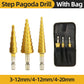 HSS Titanium Step Drill Bit / 4-12/ 4-20/ 4-32