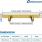 Knob/ Pull/ Handle- Gold