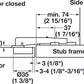 Hinge / Salice/ Dowel/ Inset 110° / Soft close/ Blind Corner