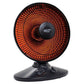 Comfort Zone CZ998 Oscillating, Electric Wire Element Dish Heater PARABOLIC Radiant, Black