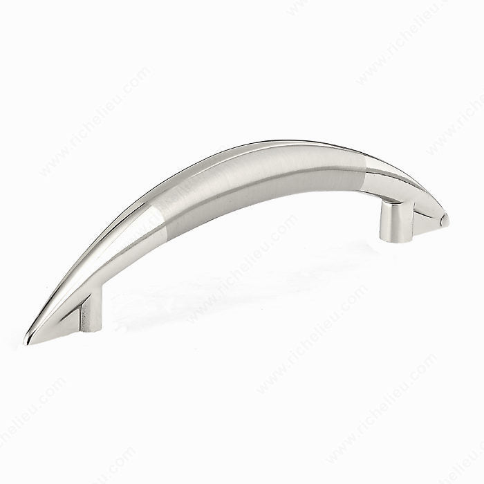 Knob, Pull, Handle / Brushed Nickel 96mm