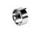 Closet Rod Supports/ Rod Flange/ 3.33 cm (1-5/16")/ Bag of 6