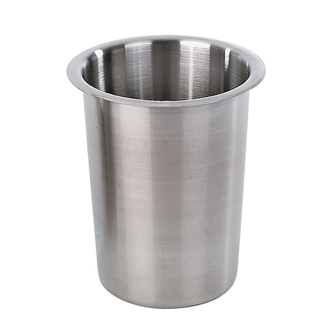 FC-SL 4-1/2" Round Solid Flatware Cylinder, Stainless Steel