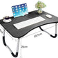 Gift/ Folding Bed Table/ Foldable Sofa Breakfast Tray/ Portable Lap Standing Desk/Notebook Table/ Tea Cup Holder