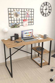 Study desk with 2 shelves 60 X 90 Cm / Free Shipping