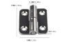 Hinge / 1.5" Lift Off Detachable Door Hinges / Left Handed